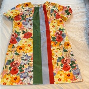 Frances Valentine floral midi dress with pockets